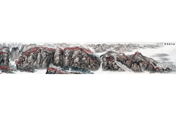 【可定制】人民大会堂国画山水画《幽燕金秋图》
