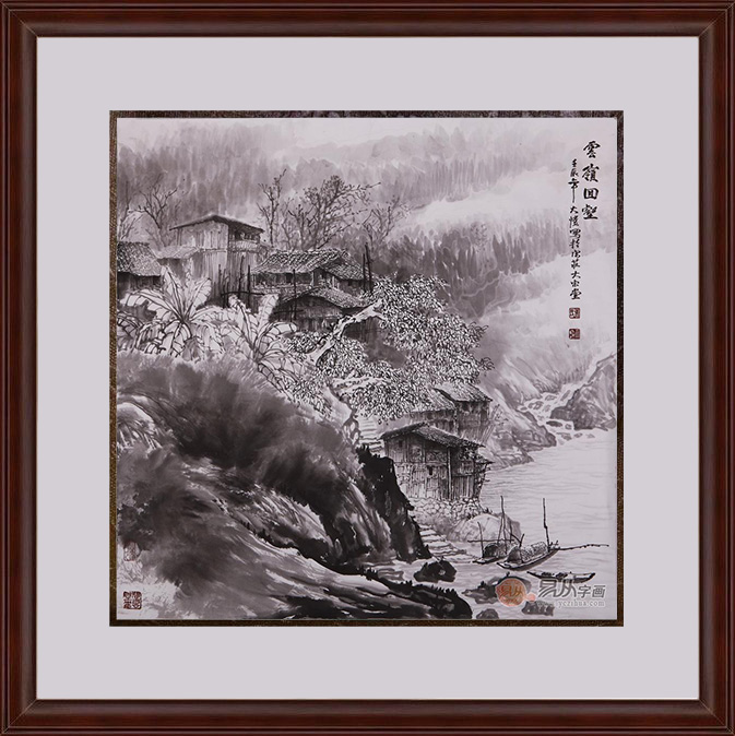 如何欣赏山水画的美