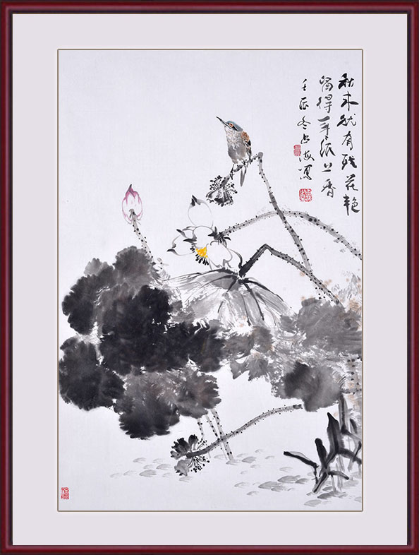 精品国画之写意荷花画欣赏