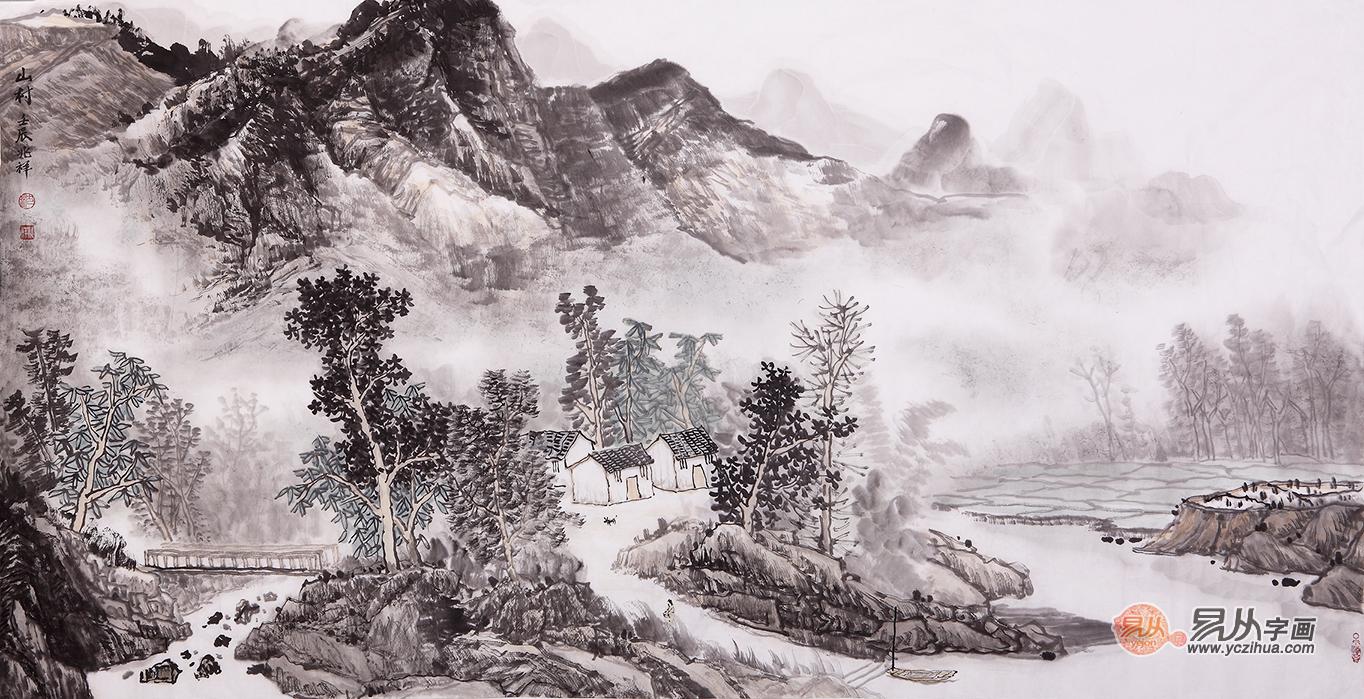 清风徐来---魏云飞山水画展2014年4月12日郑州天下收藏