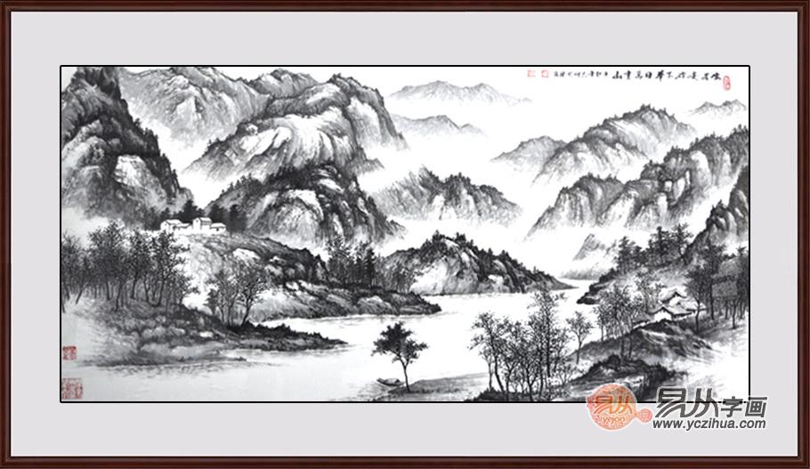 沙发墙后装饰画