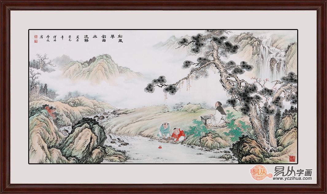 傅抱石山水画