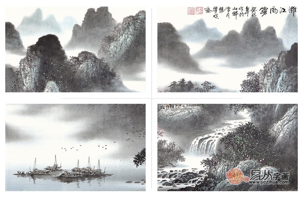 家庭装修选择现代简约客厅装饰画