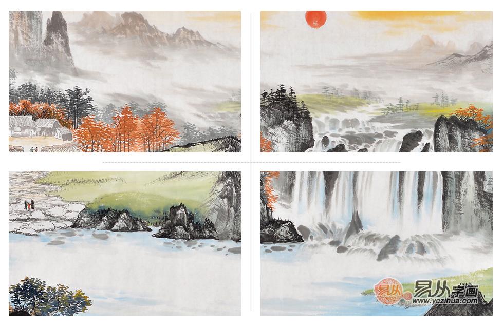 新娄东画派山水画展广西开幕