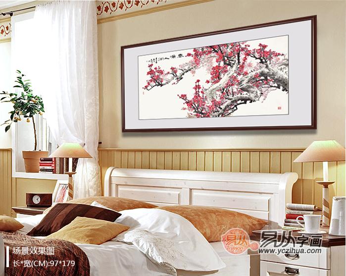 卧室挂什么样的装饰画好  名家国画花鸟画是首选