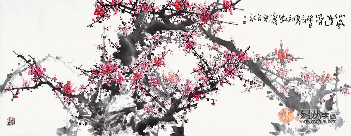 怎样欣赏国画梅花画