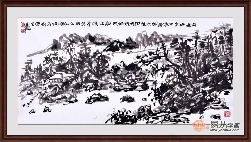 焦墨山水画鉴赏