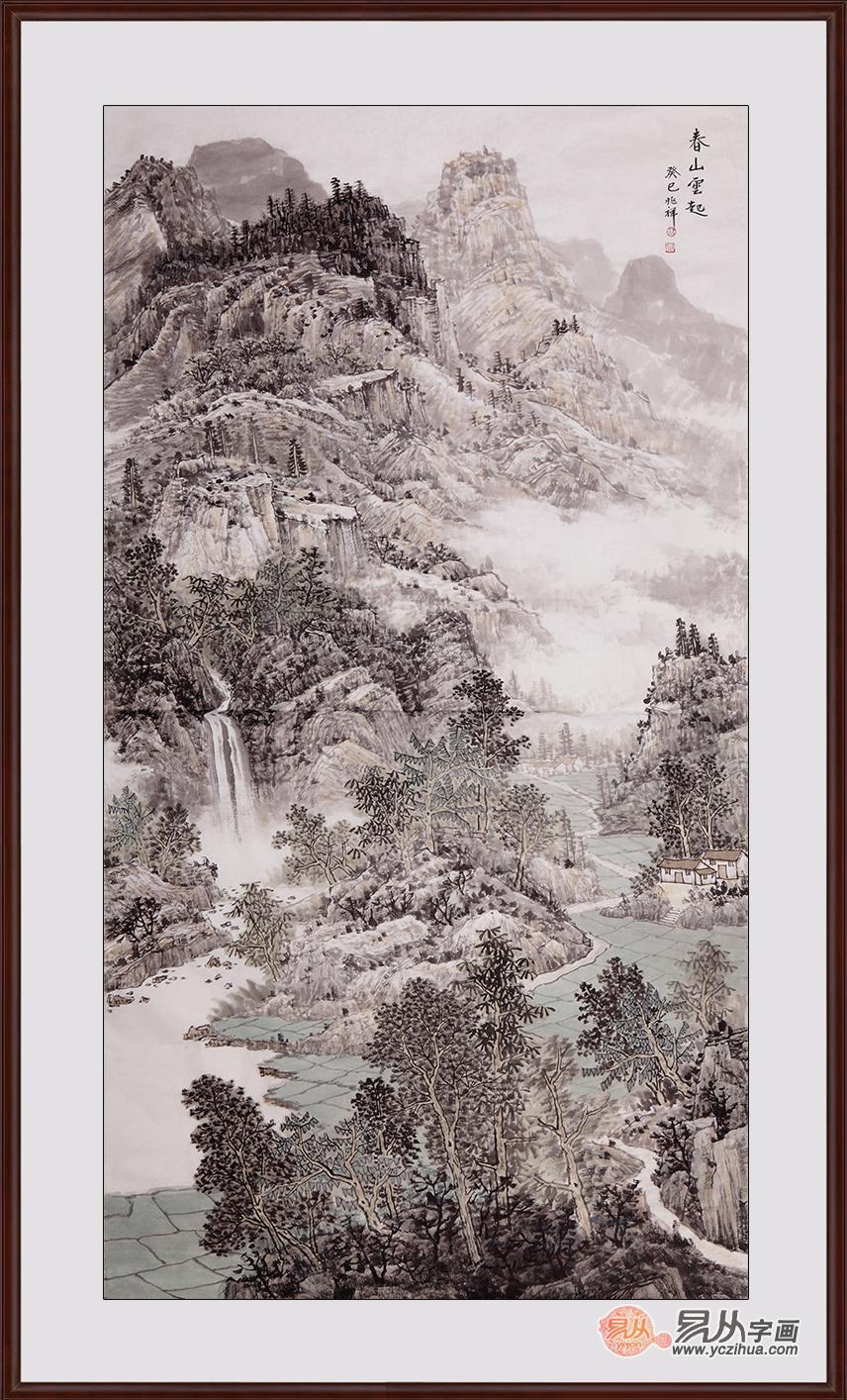 现代简约玄关装饰画