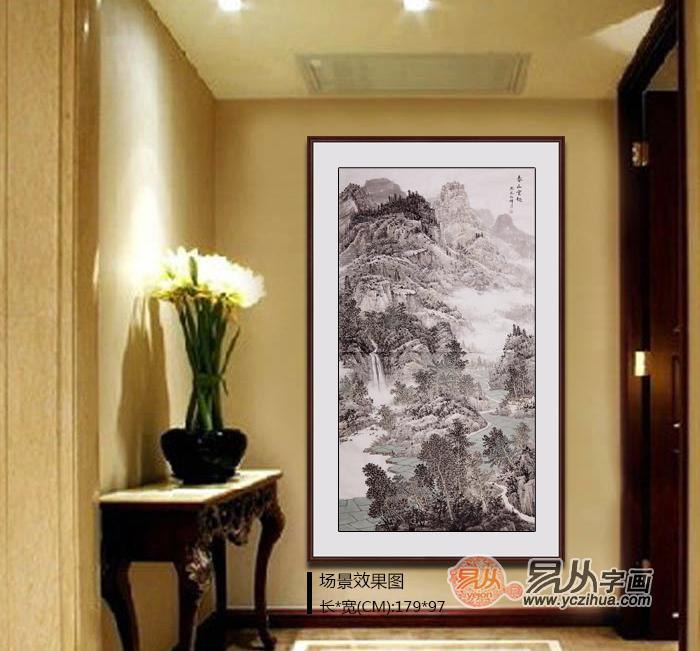 现代简约玄关装饰画