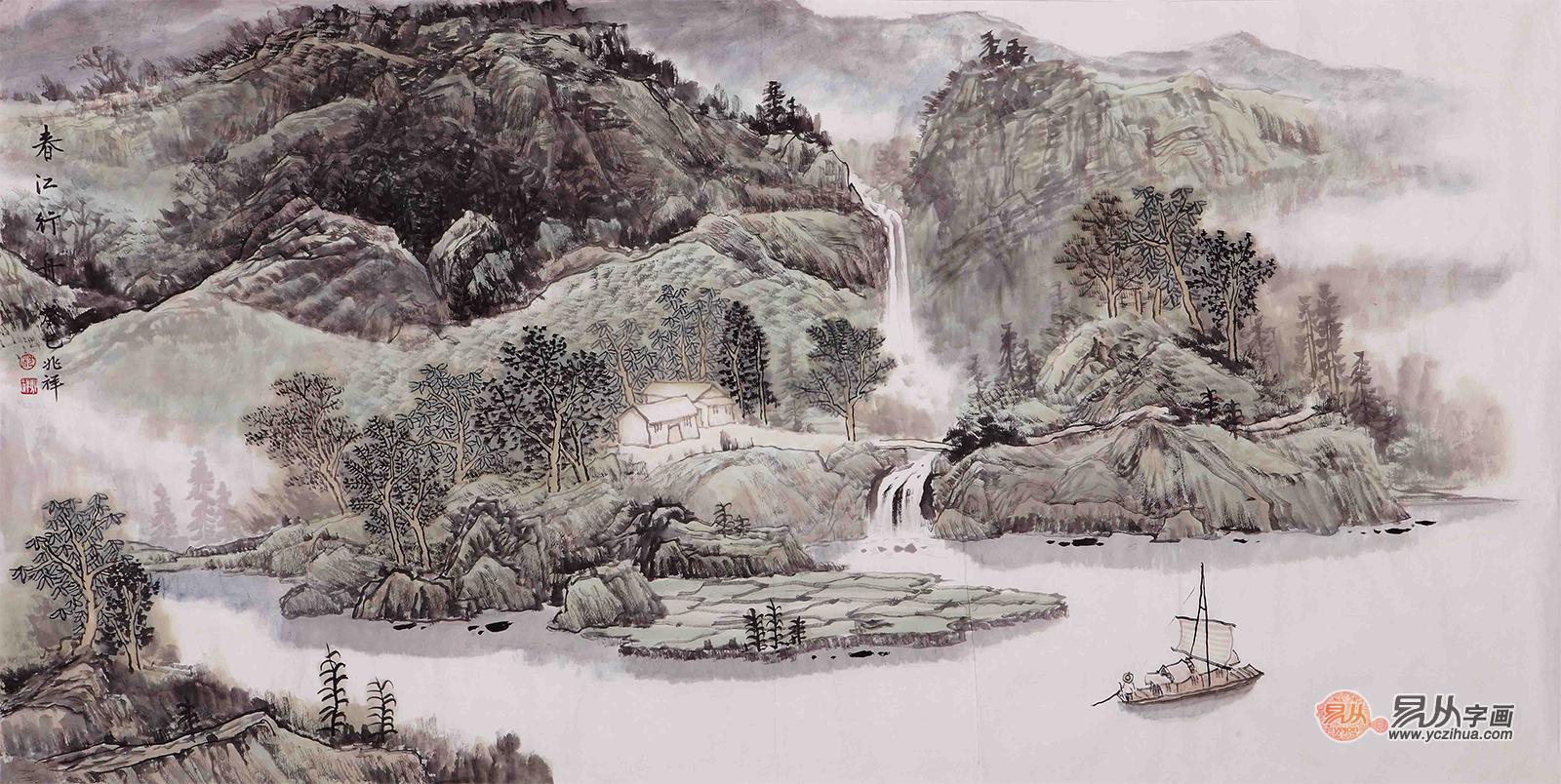 送礼佳品选择国画山水画