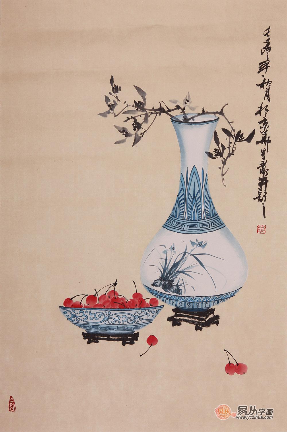 家里客厅摆放什么画好，花瓶艺术