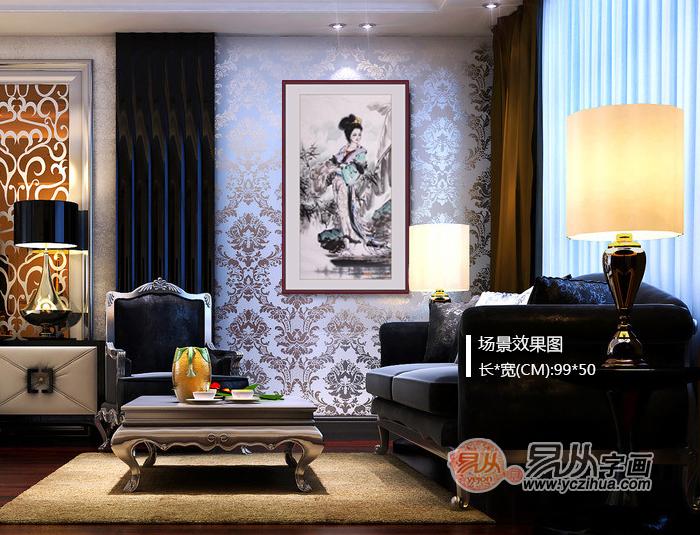 国画四大美女之西施作品欣赏