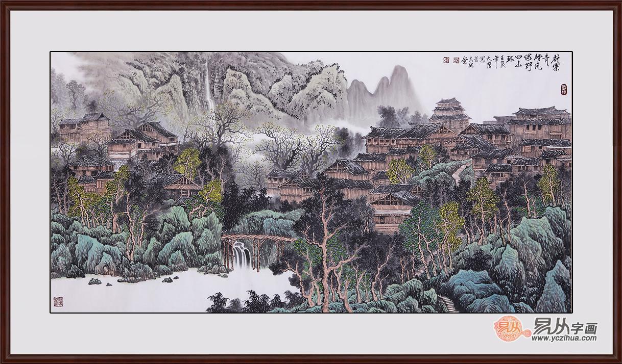 收藏什么字画好 吴大恺山水画值得收藏