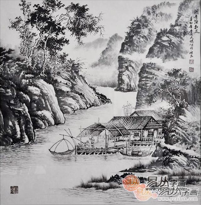 当代山水画代表-闲谈吴大恺画作之美