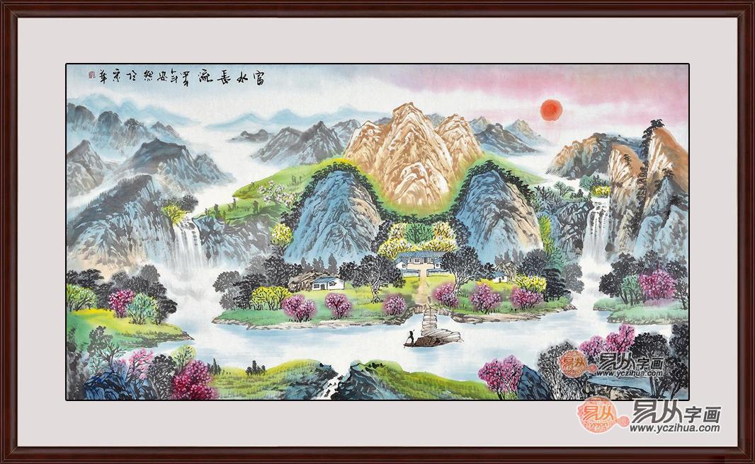 挂哪些山水画可促进风水运势