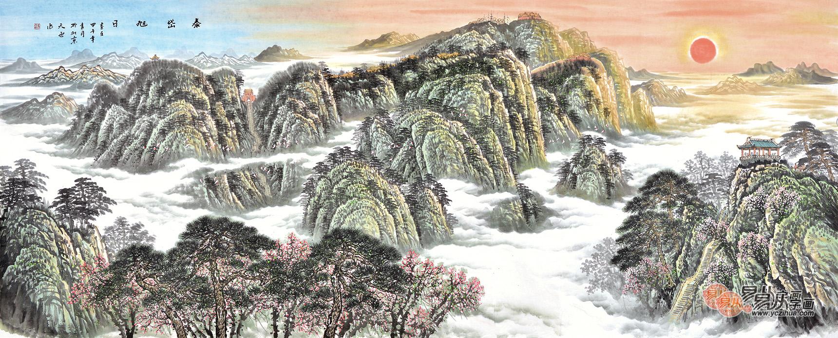 名人字画 当代山水画 适合收藏的字画作品