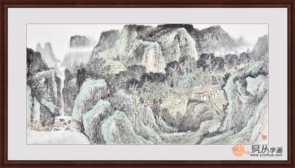 我想买字画 山水画寓意事业,运气蒸蒸日上