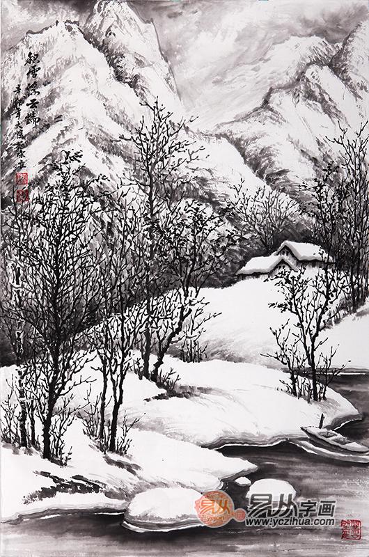 国画雪景当代名家佳作欣赏