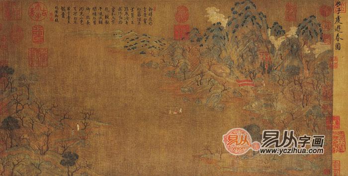 最早的古代山水画——《游春图》
