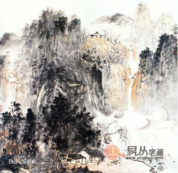 林之源山水画欣赏