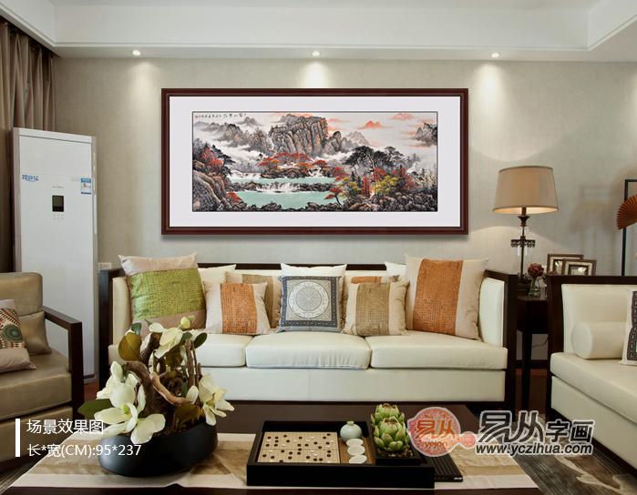 房间宜用温和色 现代风格装饰画是首选