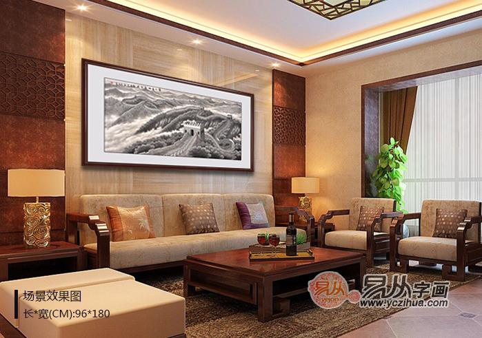 客厅沙发背景墙挂什么装饰画有品位