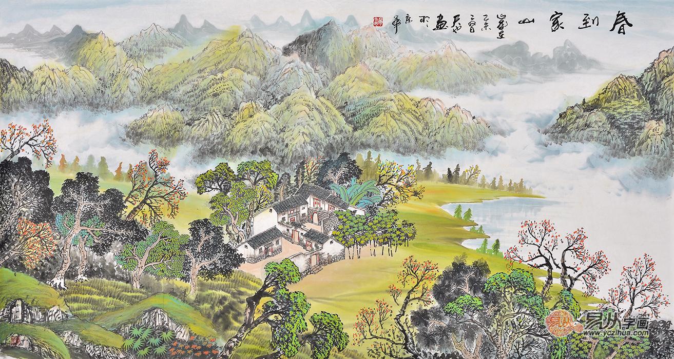 现代简约装饰画 首选山水画
