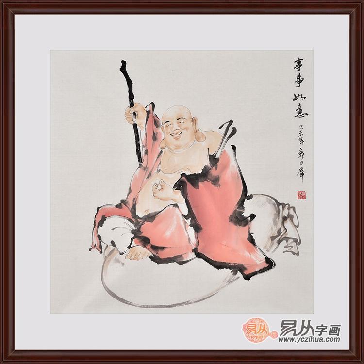 覃日群弥勒佛画像欣赏