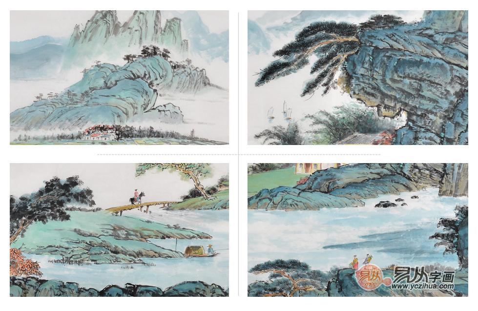 办公室挂画应选大气沉稳的国画山水画