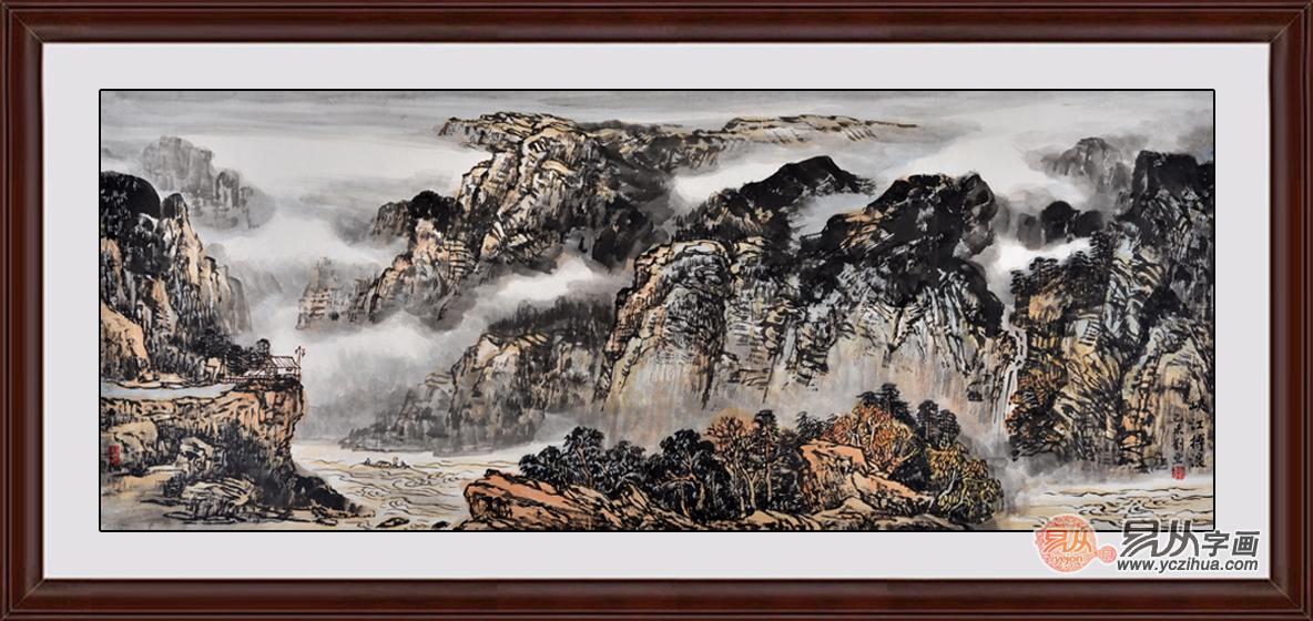 办公室适合挂什么画 怡悦身心山水画