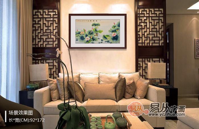 家居客厅装饰画怎么选  国画花鸟字画是首选