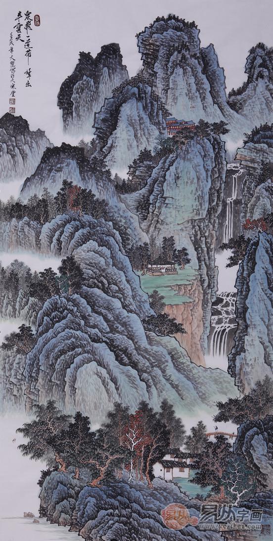 当代山水画代表-闲谈吴大恺画作之美